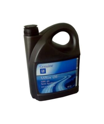 Моторное масло GM Motor Oil Semi Synthetic SAE 10w40, 4л